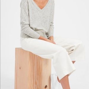 Baby Pink Everlane Cropped Cashmere Sweater